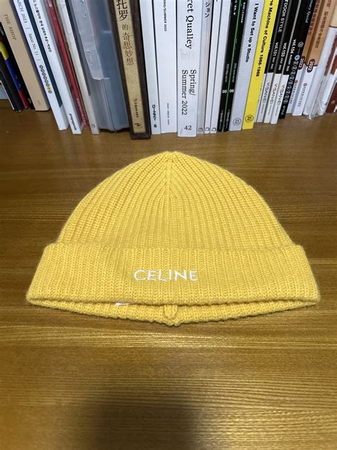 celine yellow hat|Celine hat women.